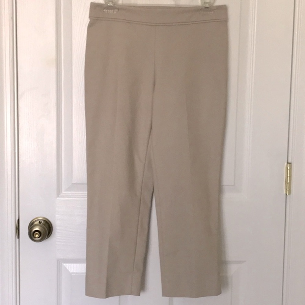 Talbots Soft Crop pants pant Bermuda Short Capris Cotton Spandex